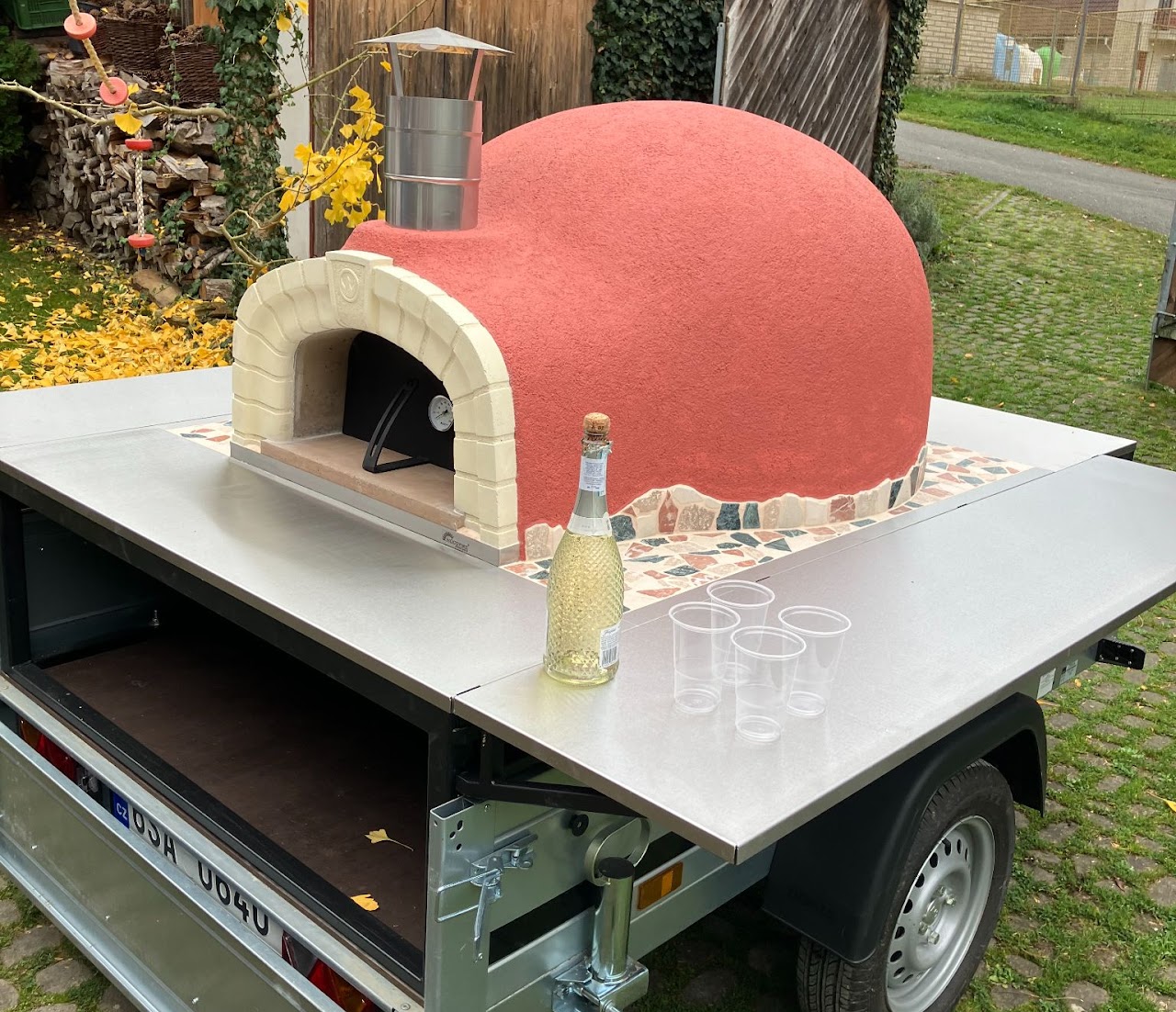The pizza oven